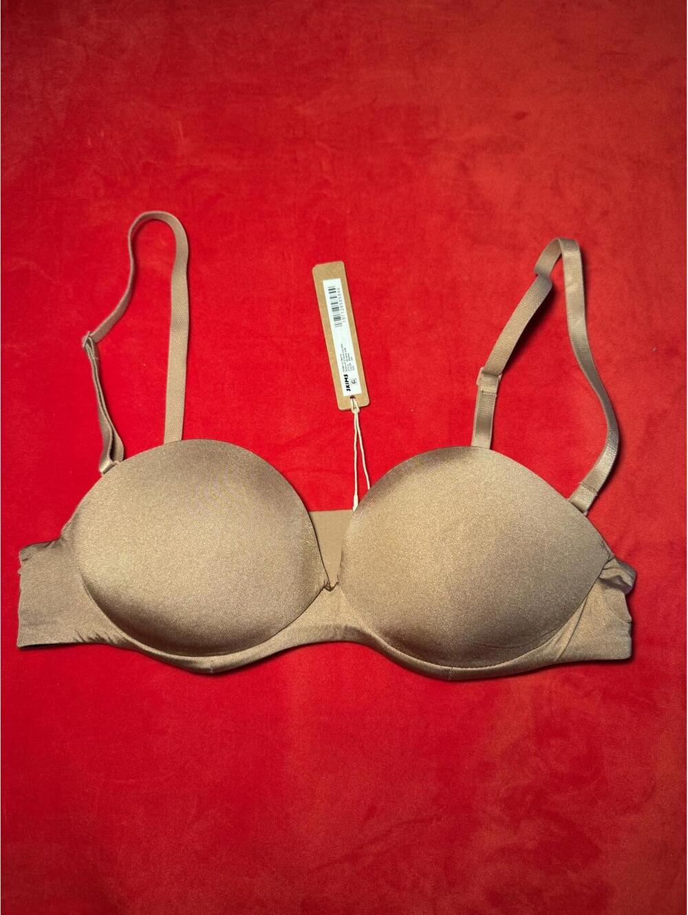 Skims Ultimate Push Up Strapless Bra Color Sienna Size 34A